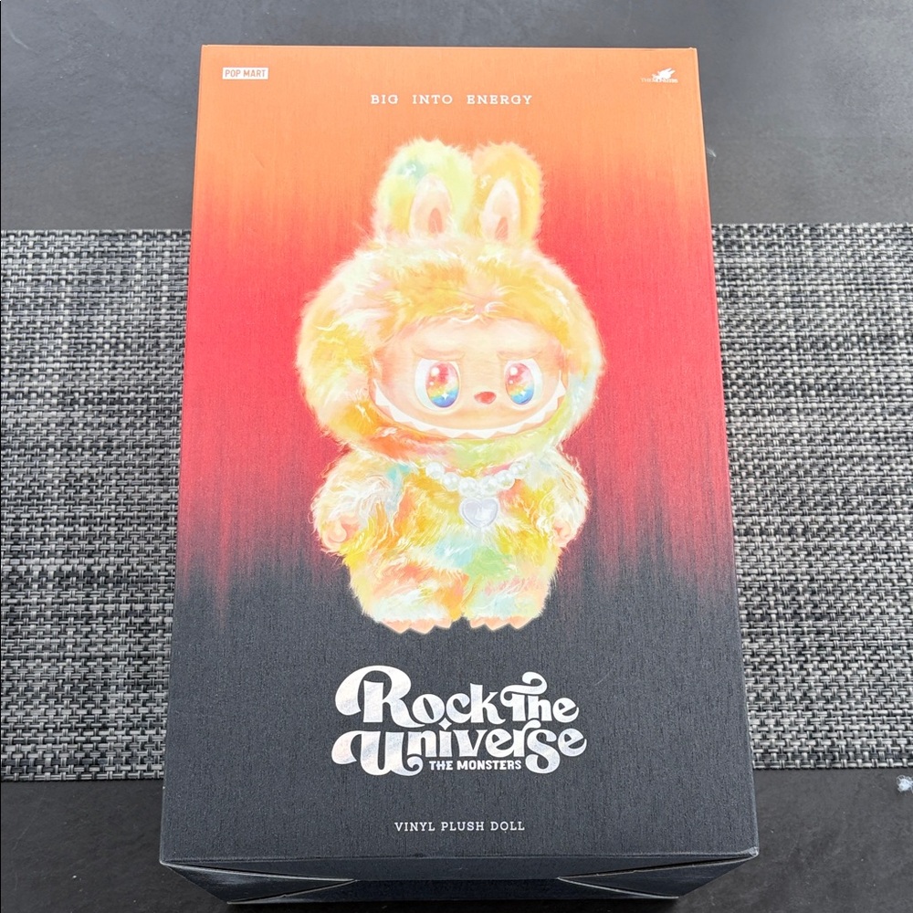 Pop Mart The Monsters Rock the Universe Vinyl Plush Doll, Brand New & Sealed
